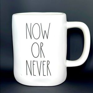 Rae Dunn Mug - NOW OR NEVER - Artisan Collection by Magenta